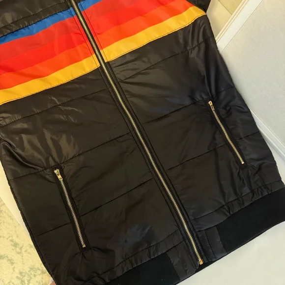 Colorful 5 Stripe Women's Jacket - Picture 4 of 9